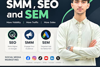 do complete SEO , SEM and social media management for you