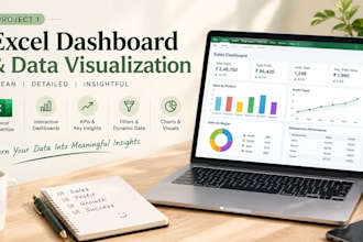 create a professional excel sales dashboard and report