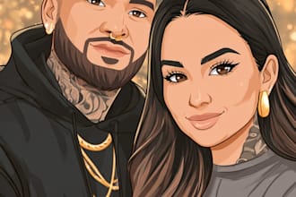 couple and portrait photos