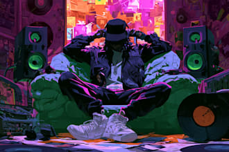create original music cover art for any genre