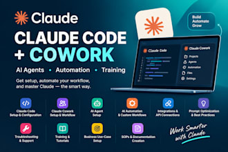 claude code setup, claude cowork ai agent, claude ai automation and trainer