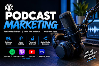 do organic podcast promotion to increase listeners and audience