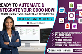 do odoo automation integration, API integration and workflow automation