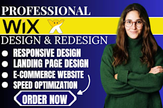 redesign and rebuild your wix website with modern SEO optimized design