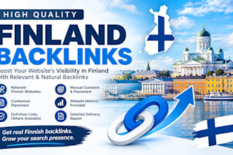 do high quality finland backlinks from relevant finnish websites