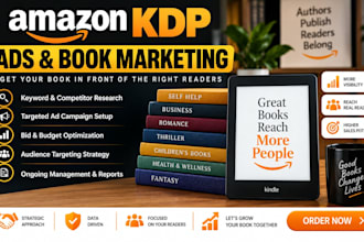 do amazon KDP ads book marketing and ebook promotion