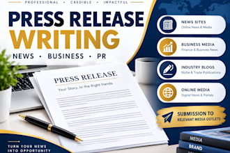 write press release news release for business brand launch and PR