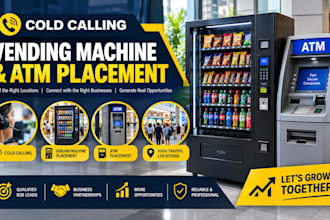 do vending machine cold calling, atm placement, high traffic location, b2b leads