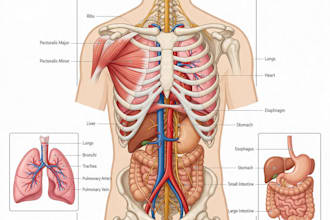draw anatomy and medical vector illustration