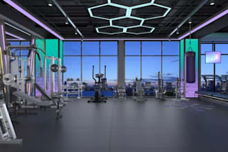 gym equipment layout,space planning,fitness facility,athletic club,yoga room