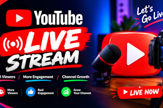 promote your youtube gaming live stream more viewers and engagement