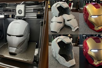 3d print and paint, ship custom 3d mask 3d helmet cosplay armour halloween mask