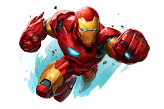 comic book illustration with comic book illustrator