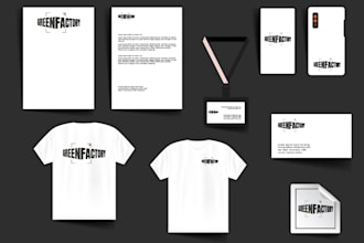 design a minimalist logo and visual identity