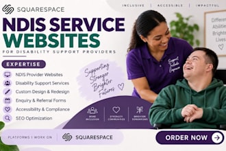 build ndis provider website disability support service site charity website