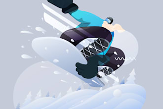 create a cartoon vector illustration