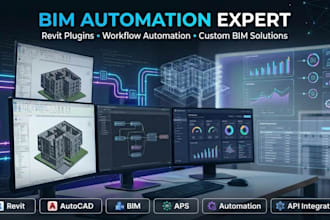 develop custom revit api plugin, autocad addin integrations, and bim automation