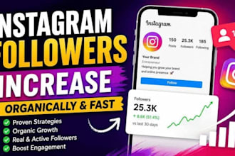 do instagram marketing for fast organic  growth and promtion