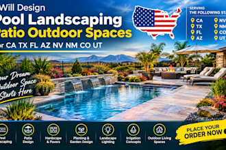 design pool landscaping patio outdoor spaces for ca tx fl az nv nm co ut