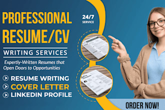 write your senior executive cv, resume, cover letter and optimize your linkedin