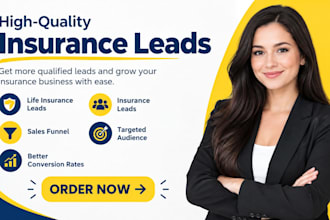 provide life insurance leads, insurance leads, sales funnel