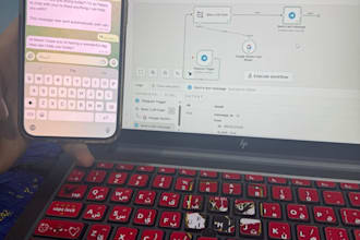 build ai telegram bot using n8n and google gemini API