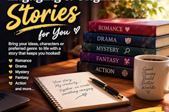write engaging and original stories for you