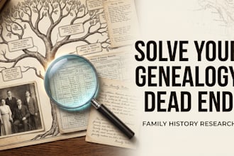 solve your genealogy dead end with expert family history research