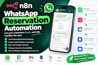 turn your whatsapp into an automatic booking system