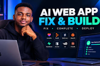 fix lovable ai, bolt new, base44, supabase, saas mvp, claude code,build replit