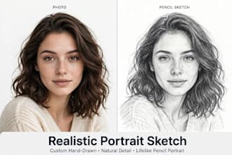 draw realistic pencil sketch