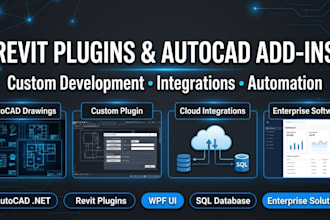 develop revit plugin, autocad addin, bim automation tools and revit api solution