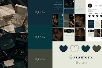 design a minimalist brand identity for feminine brands