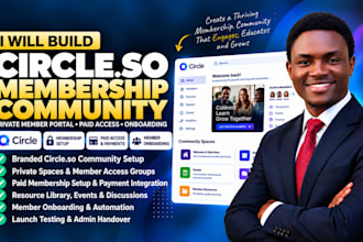 build circle so membership community setup circle paid member onboarding access