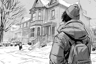 draw professional comic pages