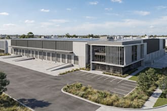 3d warehouse design, 3d industrial building, 3d factory interior, 3d rendering
