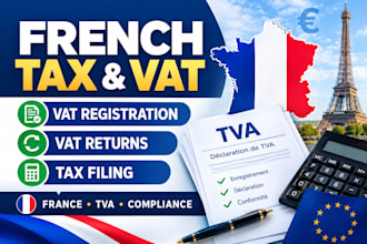 do your french tax filing, vat registration and vat return