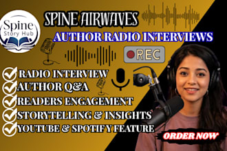 feature your book in an author radio interview