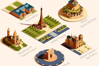 high quality isometric vector illustration