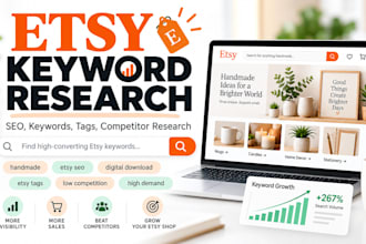 do etsy keyword research for better product visibility