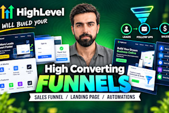 design your ghl website, ghl sales funnel, ghl landing page