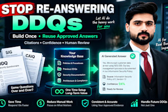 build an ai security questionnaire and vendor ddq rag agent