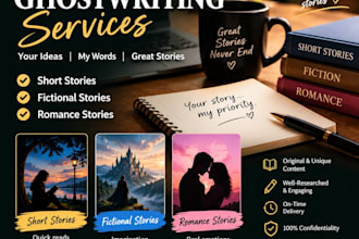 ghostwrite engaging fiction stories and romance stories