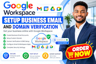 setup google workspace g suite business email and domain verification