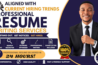 write a professional ats resume and cover letter