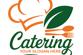 create a modern catering business logo design