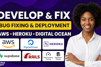 fix ruby on rails, supabase, AWS, heroku, and digital ocean issues