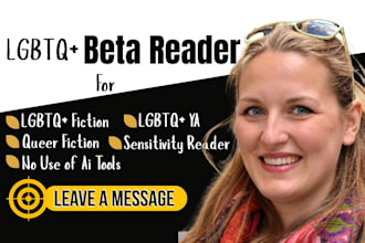 beta read your lgbtq ya, fantasy or fiction novel