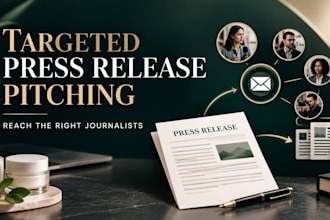 pitch your press release to relevant journalists for targeted media coverage