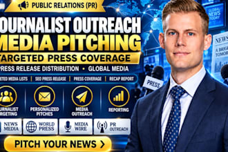 journalist outreach media pitching press coverage public relations PR outreach